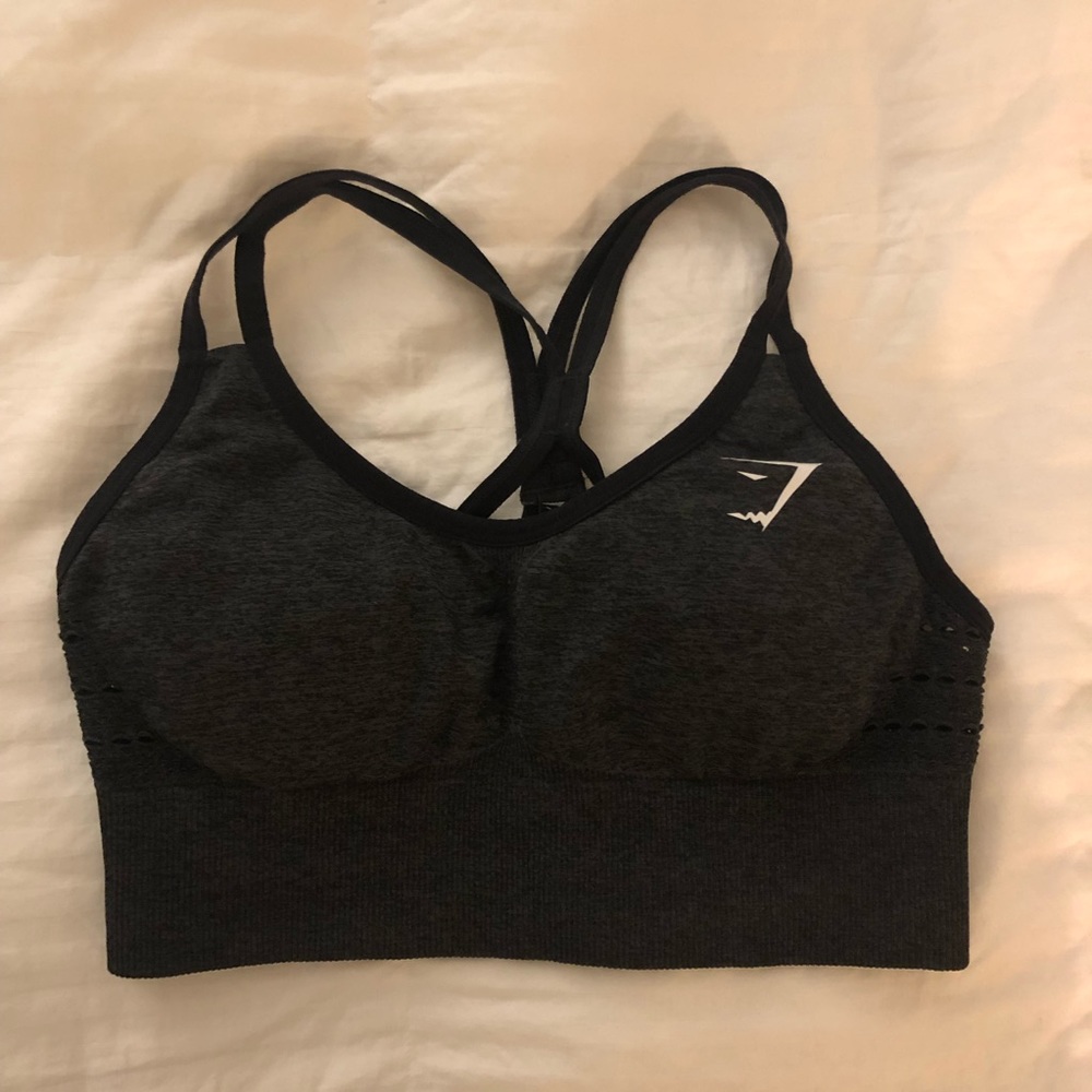 Grey Gymshark Sports Bra Small